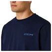 Heren T-shirt CCM  Casual Tee Navy