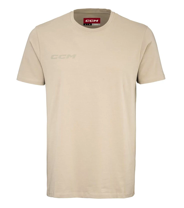Heren T-shirt CCM Core SS Tee Sand