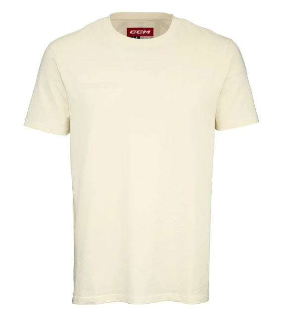 Heren T-shirt CCM Core SS Tee Unbleached XXL