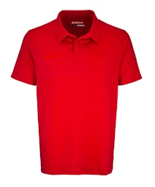 Heren T-shirt CCM Fitted Polo Red Senior