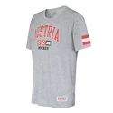 Heren T-shirt CCM  FLAG TEE TEAM AUSTRIA Athletic Grey