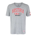 Heren T-shirt CCM  FLAG TEE TEAM AUSTRIA Athletic Grey