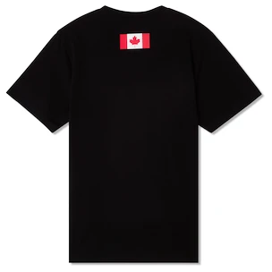 Heren T-shirt CCM  Flag Tee Team CAN Black