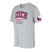 Heren T-shirt CCM  FLAG TEE TEAM CZECH Athletic Grey