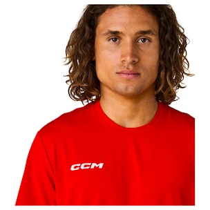 Heren T-shirt CCM  Lightweight Training Red
