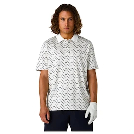 Heren T-shirt CCM Polo Print Blanc