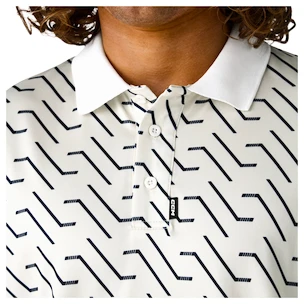 Heren T-shirt CCM  Polo Print Blanc