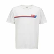 Heren T-shirt CCM  SS Vintage Retro Block 3 Tee White