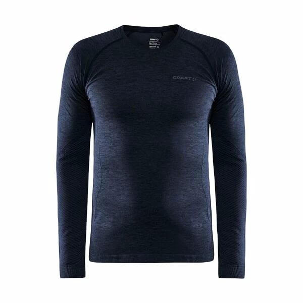 Heren T-shirt Craft Core Dry Active Comfort LS Navy Blue