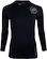 Heren T-shirt Endurance  Crosbyton Compression LS Black XXL
