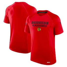 Heren T-shirt Fanatics AP Rink Tech SS Tee Chicago Blackhawks