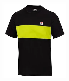 Heren T-shirt Fila T-Shirt Bosse Black/Evening Primrose