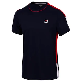 Heren T-shirt Fila T-Shirt Gabriel Navy/Fila Red