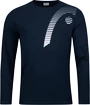 Heren T-shirt Head  Club 21 Cliff LS Dark Blue