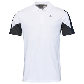 Heren T-shirt Head Club 22 Tech Polo Shirt Men White/Dark Blue