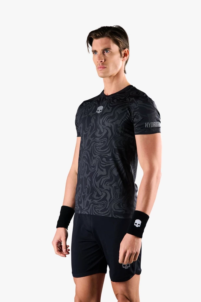 Heren T-shirt Hydrogen  Chrome Tech Tee Grey