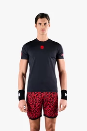 Heren T-shirt Hydrogen Panther Tech Tee Black/Red