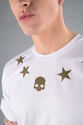 Heren T-shirt Hydrogen Star Tech Tee White/Gold