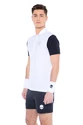 Heren T-shirt Hydrogen Tech Zipped Polo White/Blue