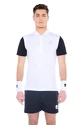 Heren T-shirt Hydrogen Tech Zipped Polo White/Blue