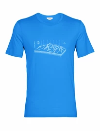 Heren T-shirt Icebreaker Tech Lite II SS Alp Lazurite