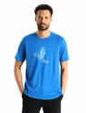 Heren T-shirt Icebreaker  Tech Lite II SS Skiing Yeti  Lazurite