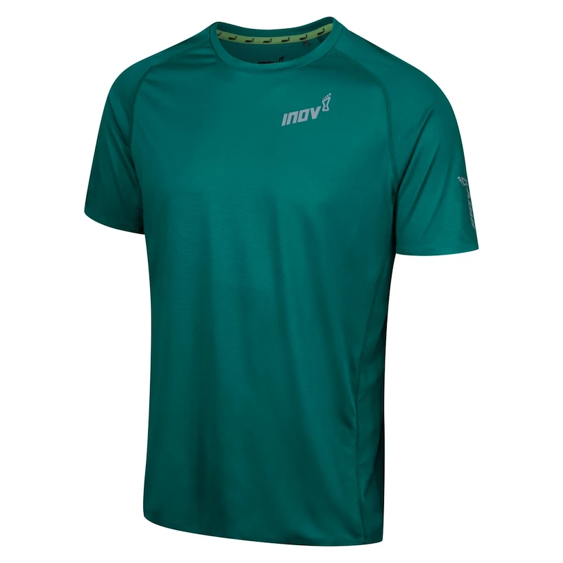 Heren T-shirt Inov-8  Base Elite SS M dark green XL