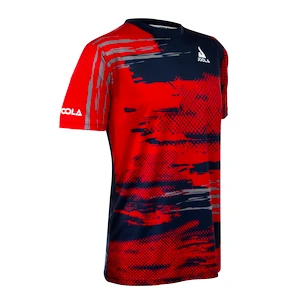 Heren T-shirt Joola  Shirt Syntax Navy/Red