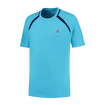 Heren T-shirt K-Swiss Hypercourt Mesh Crew 2 Cyan Blue