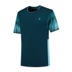 Heren T-shirt K-Swiss  Hypercourt Print Crew 3 Blue Opal