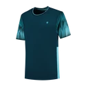 Heren T-shirt K-Swiss  Hypercourt Print Crew 3 Blue Opal