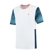 Heren T-shirt K-Swiss  Hypercourt Print Crew 3 White