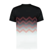 Heren T-shirt K-Swiss  Hypercourt Print Crew Jet Black/Whte