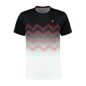 Heren T-shirt K-Swiss Hypercourt Print Crew Jet Black/Whte