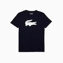 Heren T-shirt Lacoste  Big Logo Core Performance T-Shirt Navy Blue/White