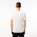 Heren T-shirt Lacoste  Big Logo Core Performance T-Shirt White/Green