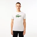 Heren T-shirt Lacoste  Big Logo Core Performance T-Shirt White/Green