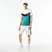 Heren T-shirt Lacoste  Medvedev New York Day Polo White/Limeira