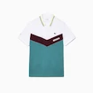 Heren T-shirt Lacoste  Medvedev New York Day Polo White/Limeira