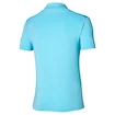 Heren T-shirt Mizuno  Charge Shadow Polo Blue Glow