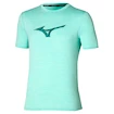 Heren T-shirt Mizuno  Core RB Tee Eggshell Blue