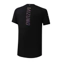 Heren T-shirt Mizuno Dry Aero Flow Tee Black