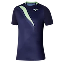 Heren T-shirt Mizuno Release Shadow Graphic Tee Evening Blue