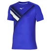 Heren T-shirt Mizuno  Shadow Graphic Tee Violet Blue