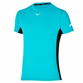 Heren T-shirt Mizuno Sun Protect Tee Algiers Blue