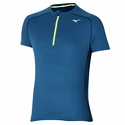 Heren T-shirt Mizuno Trail DryAeroFlow Tee Gibraltar Sea