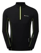 Heren T-shirt Montane Dragon Pull-On Black