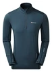 Heren T-shirt Montane  Dragon Pull-On Orion Blue