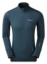 Heren T-shirt Montane  Dragon Pull-On Orion Blue