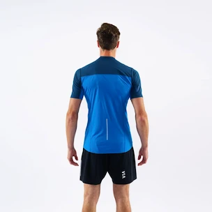 Heren T-shirt Montane  Dragon Zip T-Shirt Electric Blue
